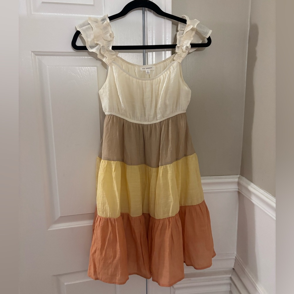 Colorful Tiered Dress